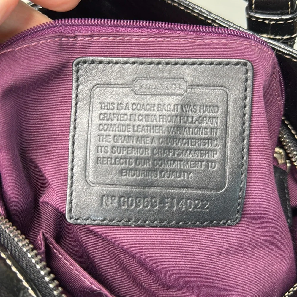 Coach Chelsea Patent Leather Satchel Tote